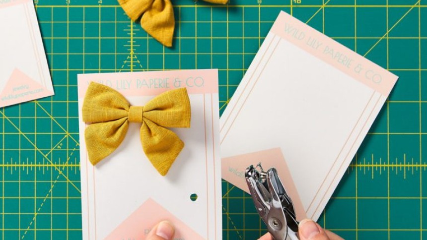 Hair Bow and Barrette cards