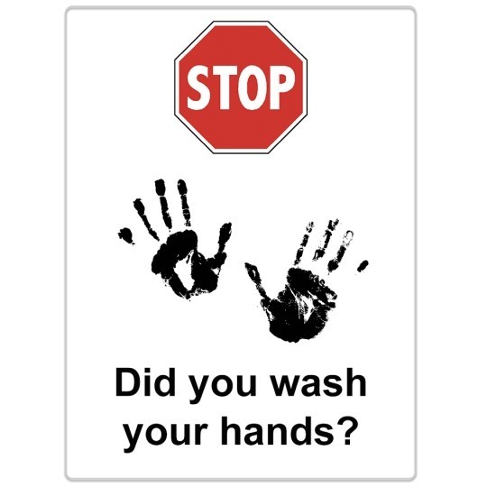 Have you washed your hands?