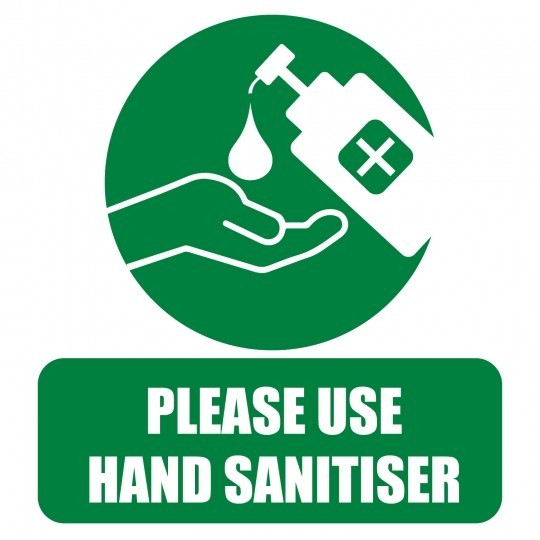 Please Use Hand Sanitizer