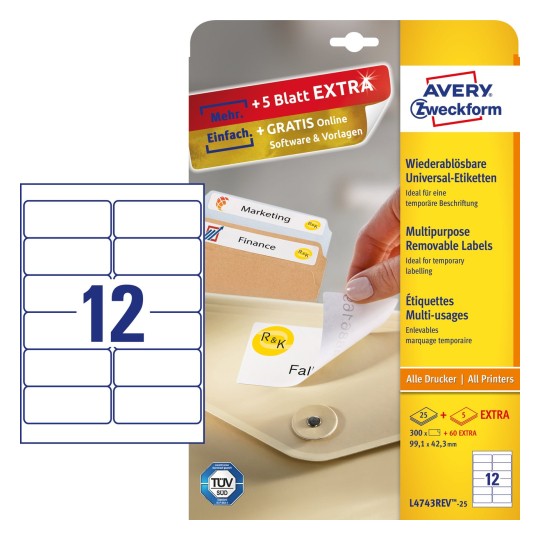 Filing Labels L7171100 Avery
