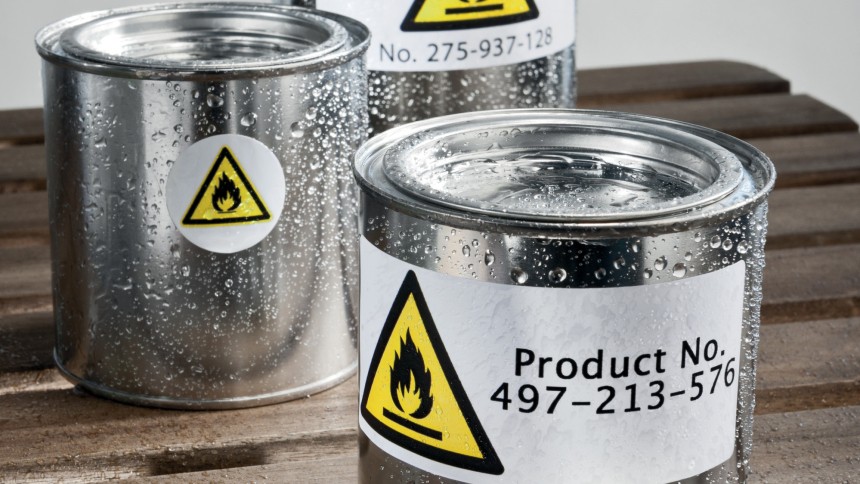 Weatherproof Permanent Inventory Labels