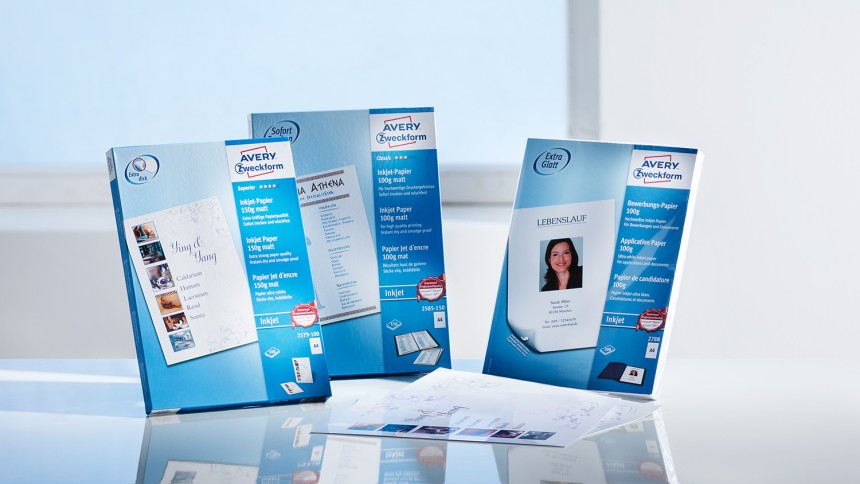 Inkjet paper assortment