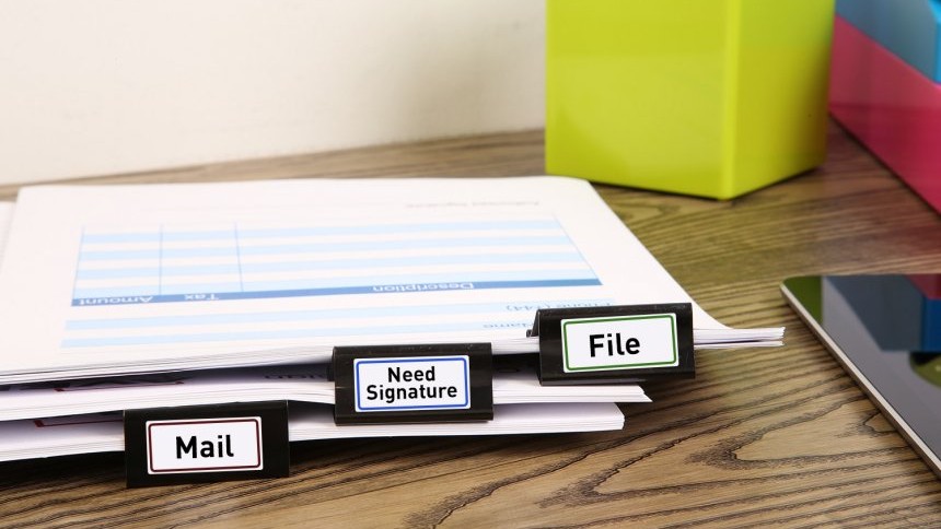 Organisation mini labels idea