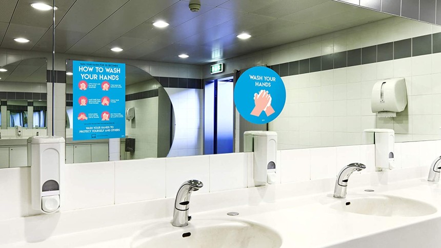 How to wash hands posters 2