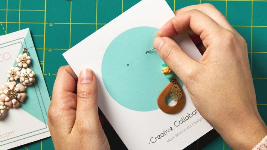 Enamel Pin and Earring cards
