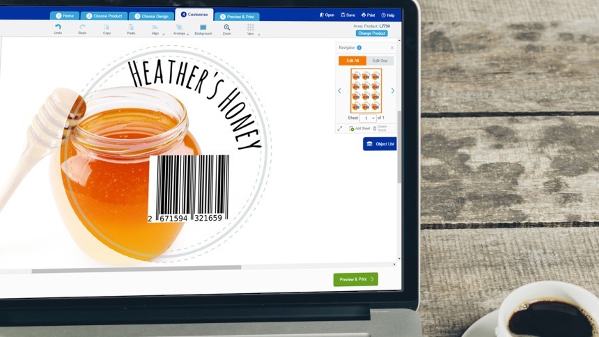 Avery Barcode Generator User Guide