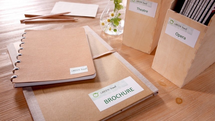 Recycled labels