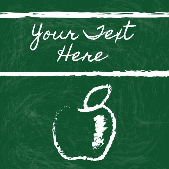 Apple Chalkboard