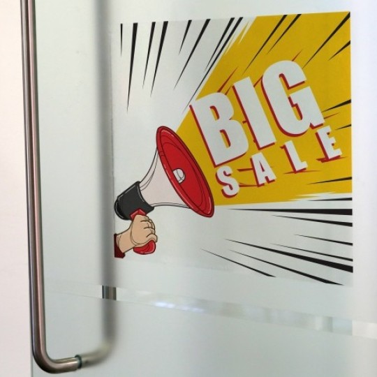 A3 Window Signage