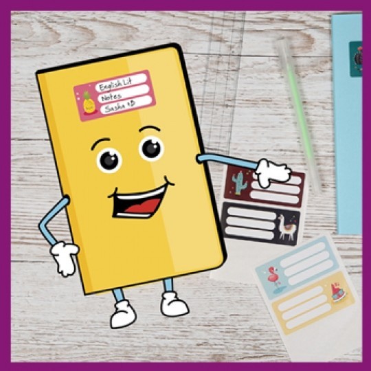Excercise Book Labels