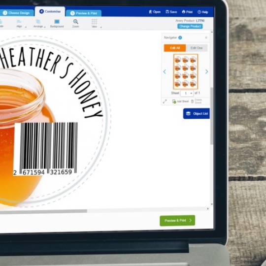 Avery Barcode Generator User Guide