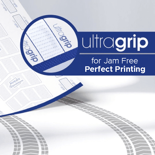 Labels with UltraGrip technology - our best labels