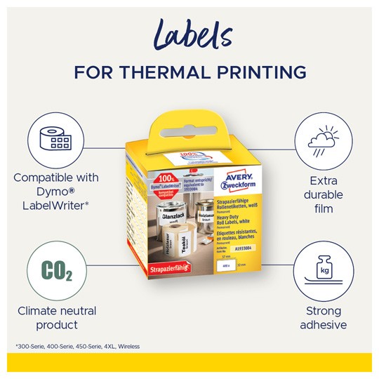 THERMAL FOIL LABELS