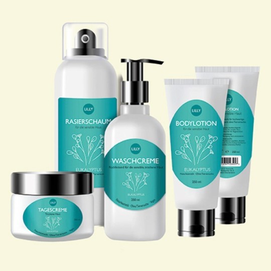 Different types of cosmetics packages