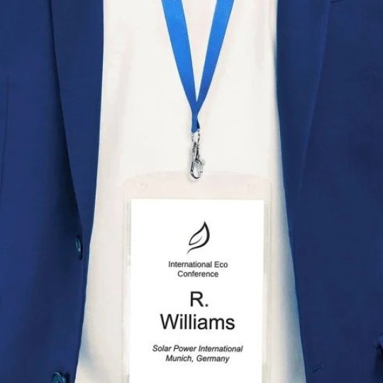 Neck lanyard and badge holder