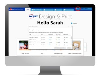 Opening Project Saving and Opening Projects | Avery Zweckform