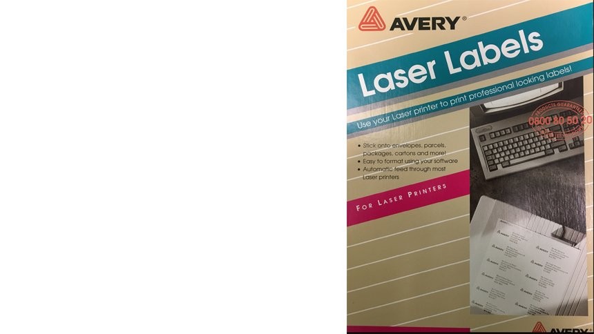 Avery labels First Pack