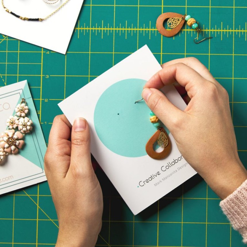 Enamel Pin and Earring cards