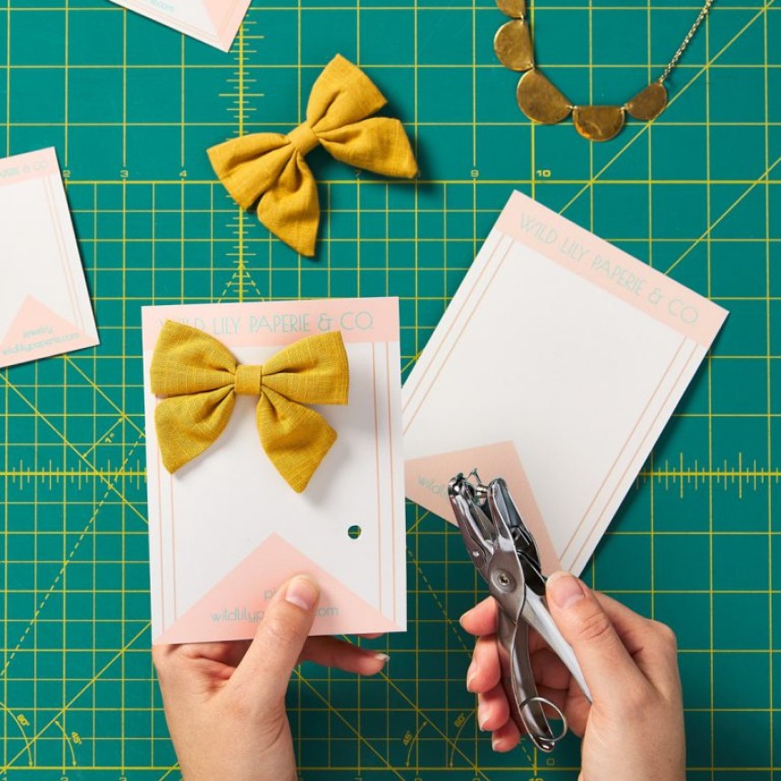Hair Bow and Barrette cards