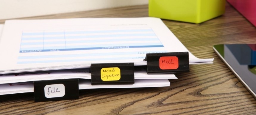 Clear the desk