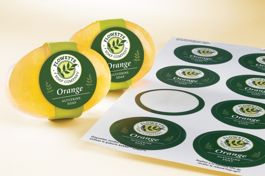 High-gloss labels