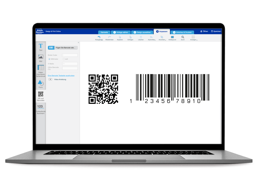 QR code creation