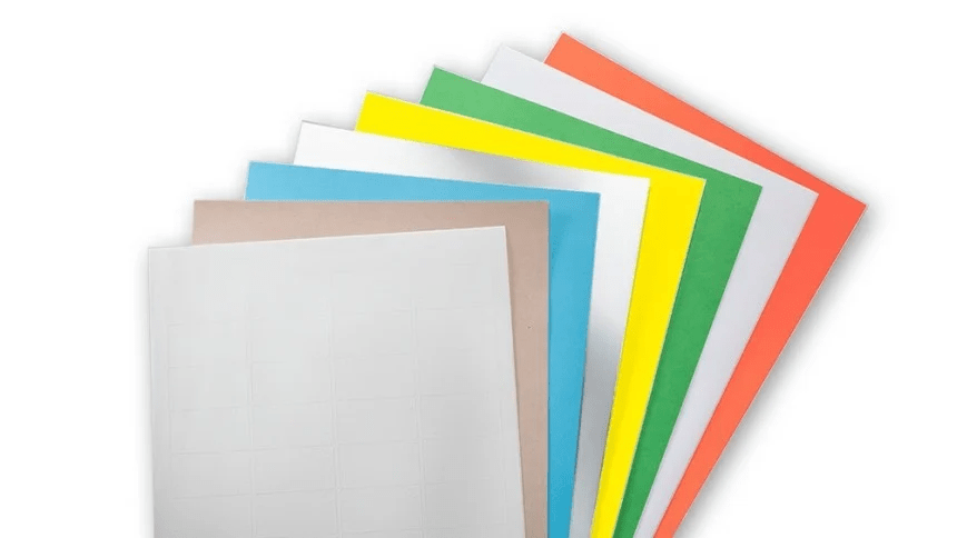 Different sheets with a different colours