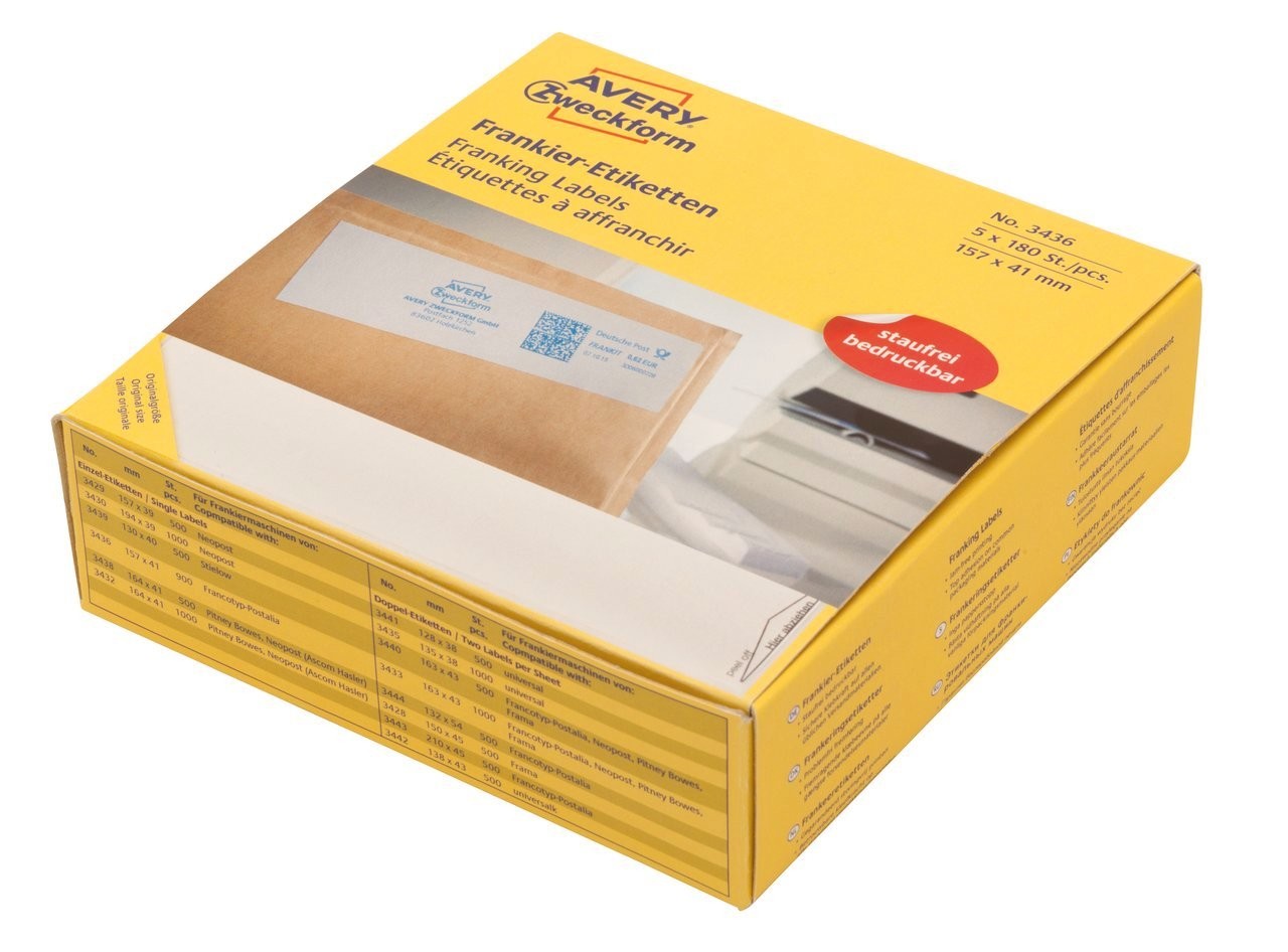 Franking Labels 3436 Avery