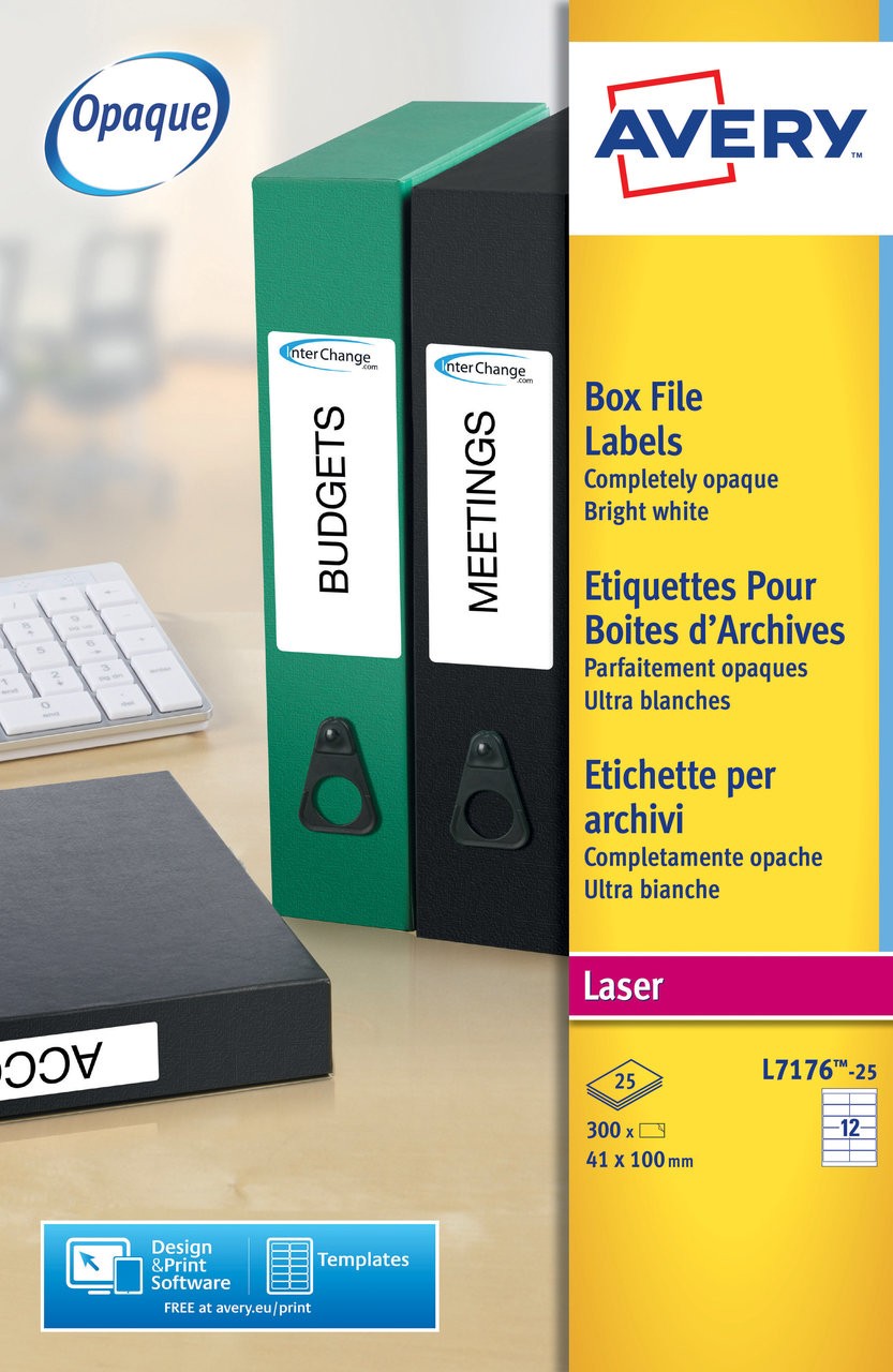 Filing Labels | L7176-25 | Avery