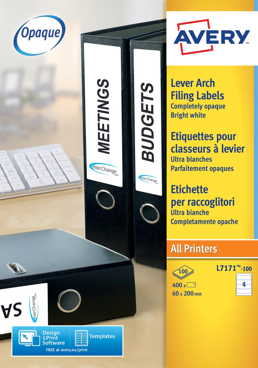 Filing Labels | L7171-100 | Avery
