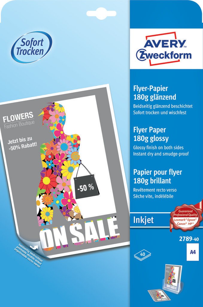 Inkjet flyer paper 278940 Avery