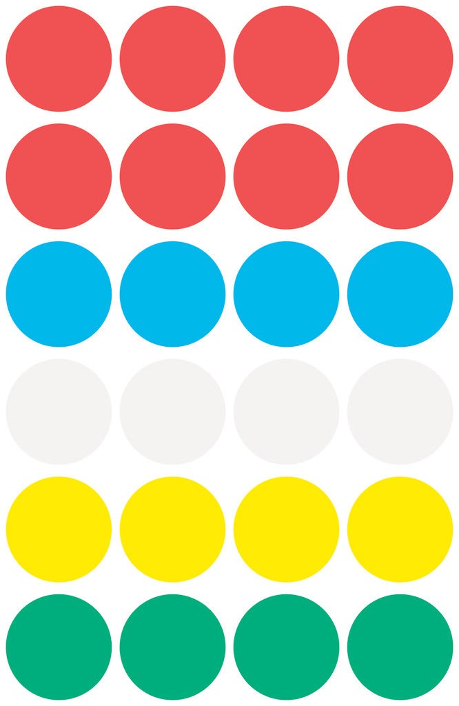 Permanent adhesive labels stickers