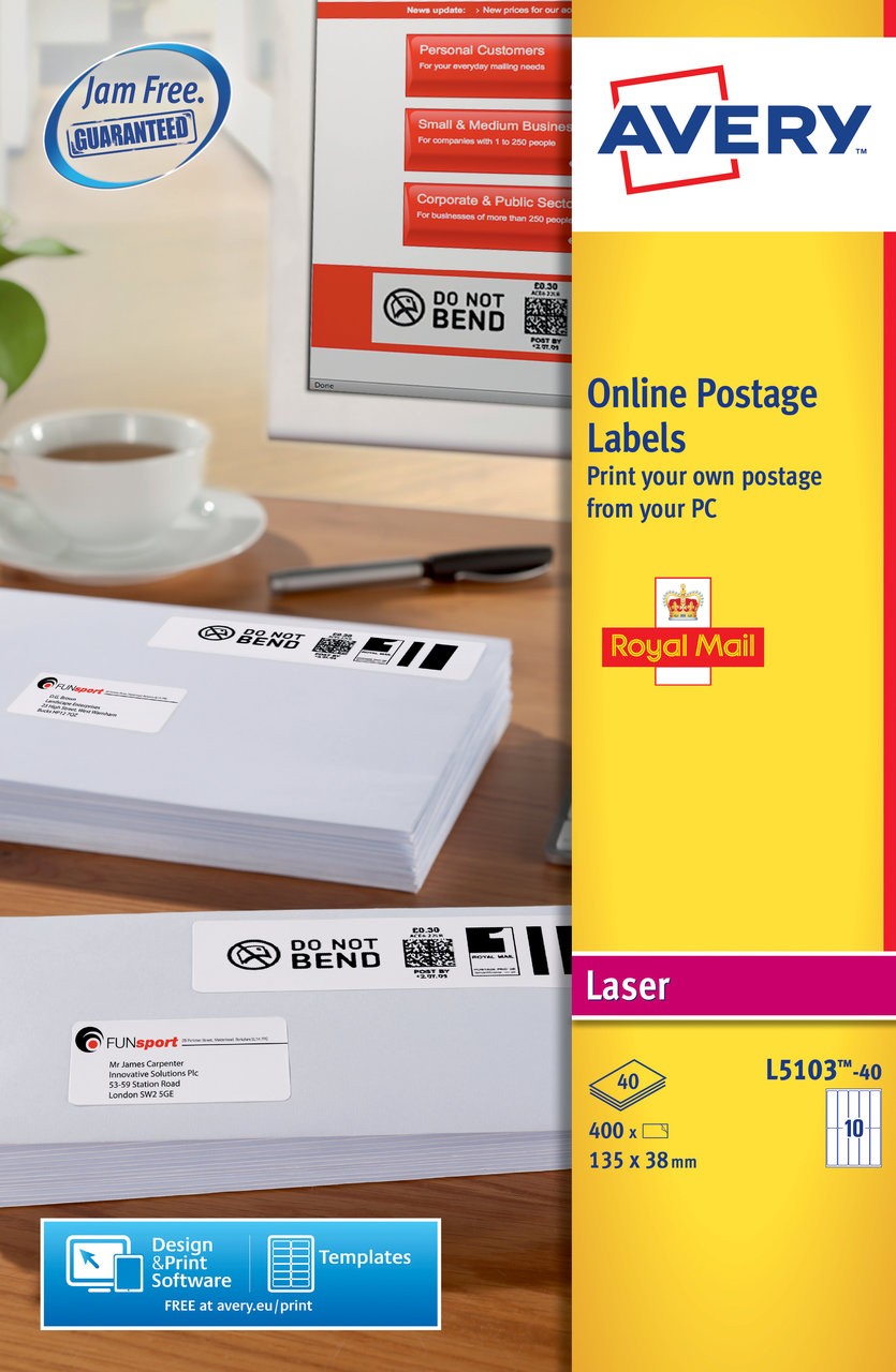 Postage Labels L510340 Avery