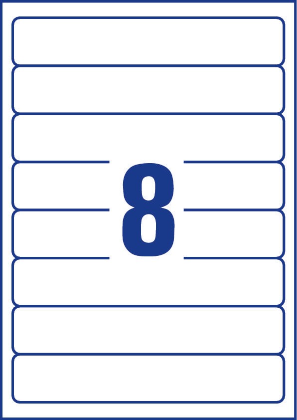 Avery lever arch file labels
