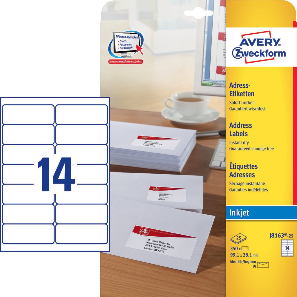 3 X 8 Label Template