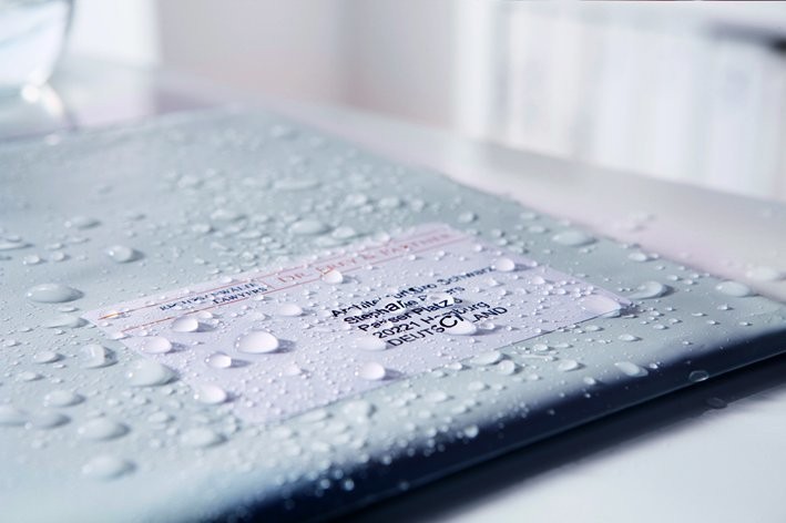 Avery white weatherproof labels
