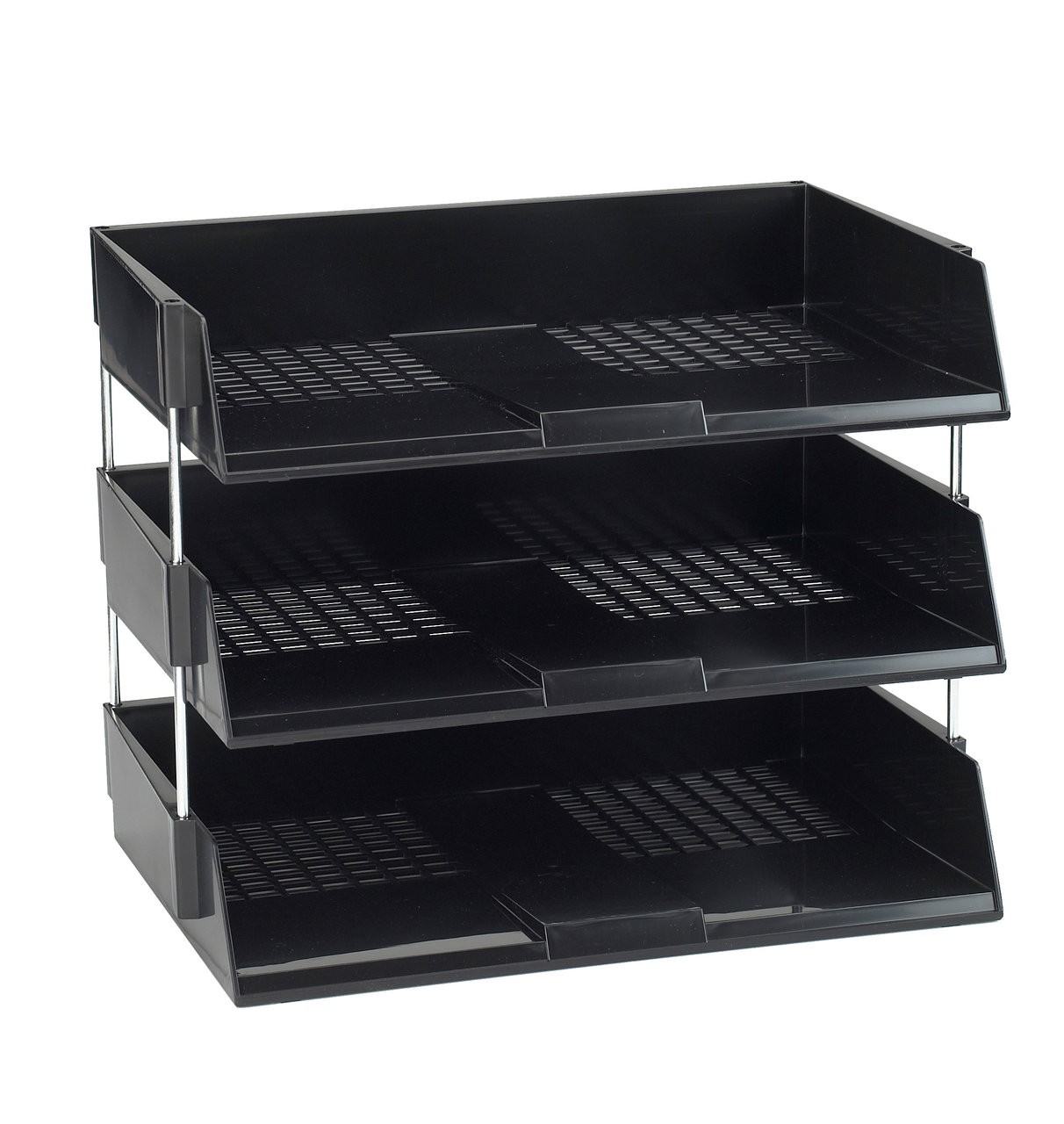 Wide Entry Letter Tray Original W44BLK Avery