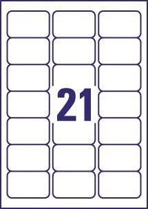 Heavy duty labels | L7060-20 | Avery