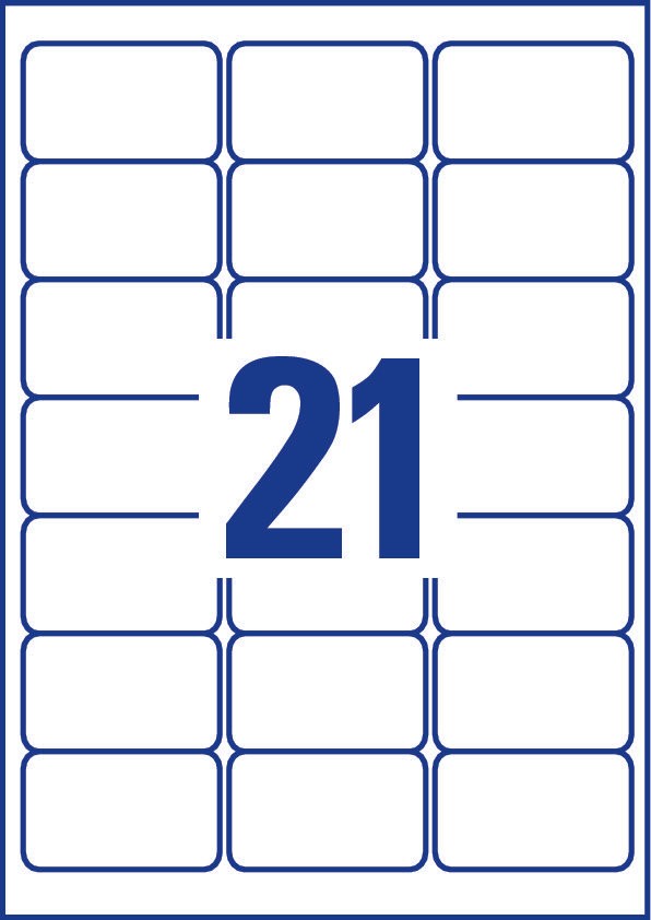 Crystal Clear labels L778225 Avery