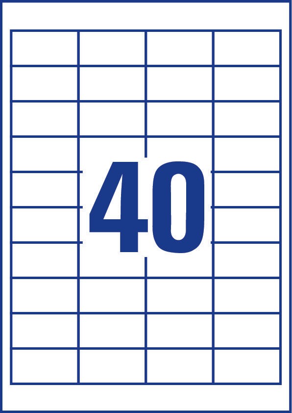Sharps Label Template - Address Labels | J8162-100 | Avery - 46lcdsceniumflatt10417
