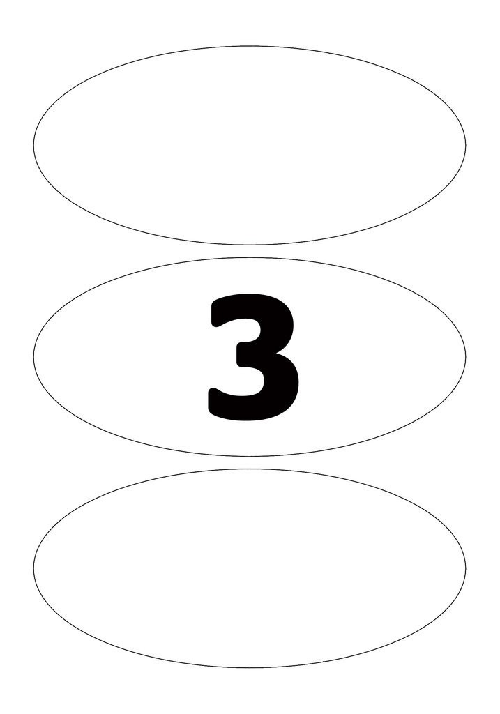 Oval Labels HRR03 Avery