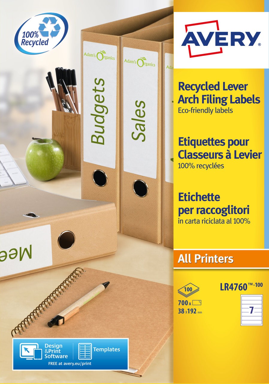 Filing Labels | LR4760-100 | Avery