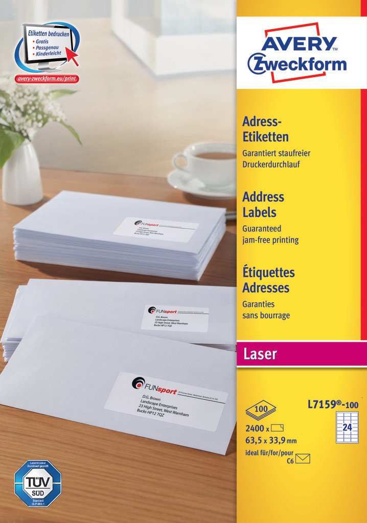 Address Labels | L7159-100 | Avery