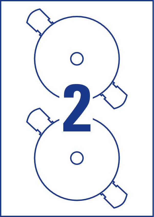 CD Labels SuperSize | L7676-25 | Avery