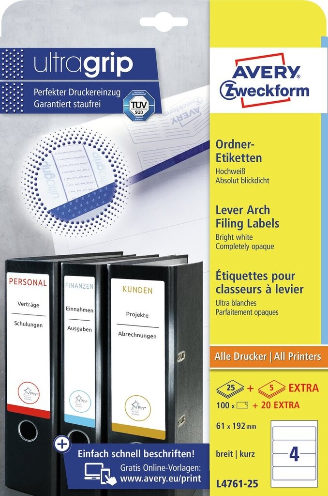 Filing Labels | L4761-25 | Avery
