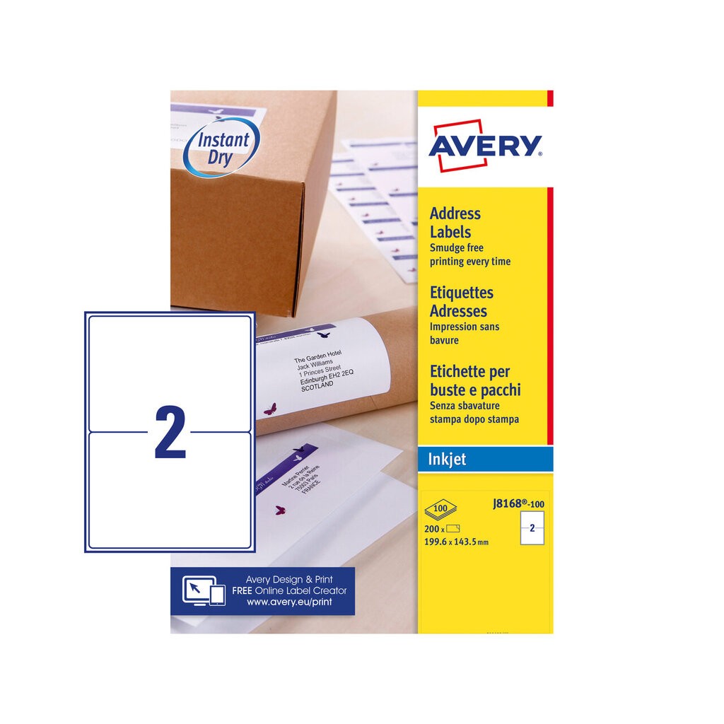 Parcel Labels | J8168-100 | Avery