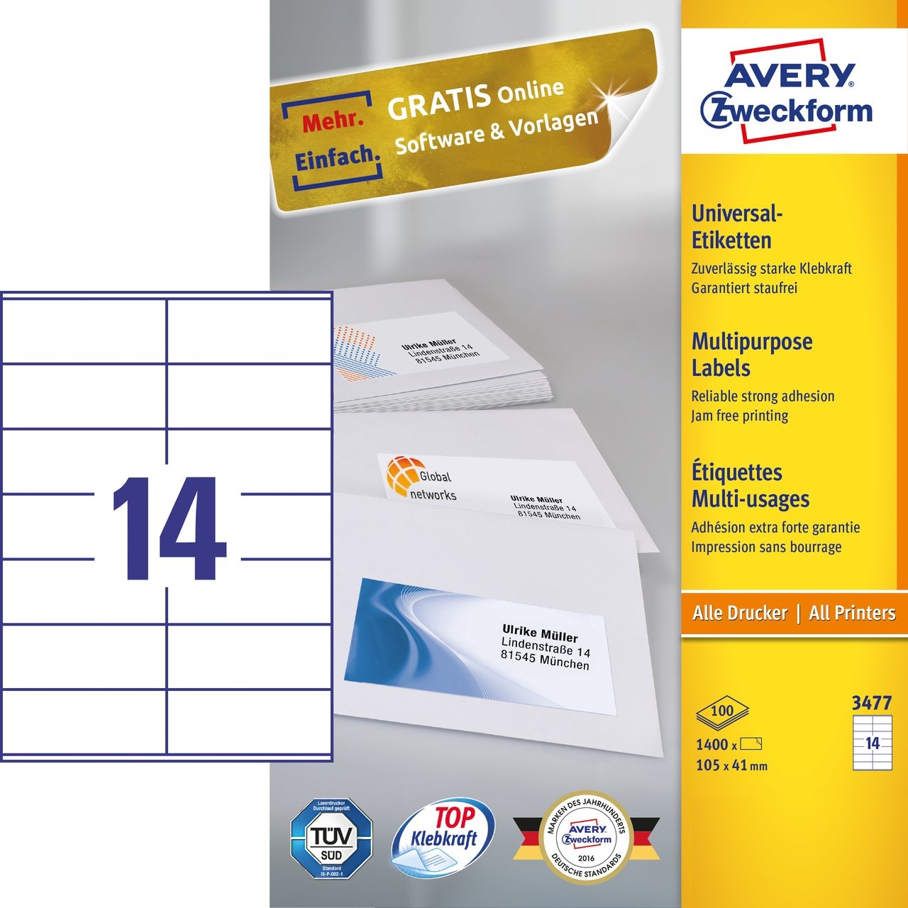 Avery labels 16 per page product number