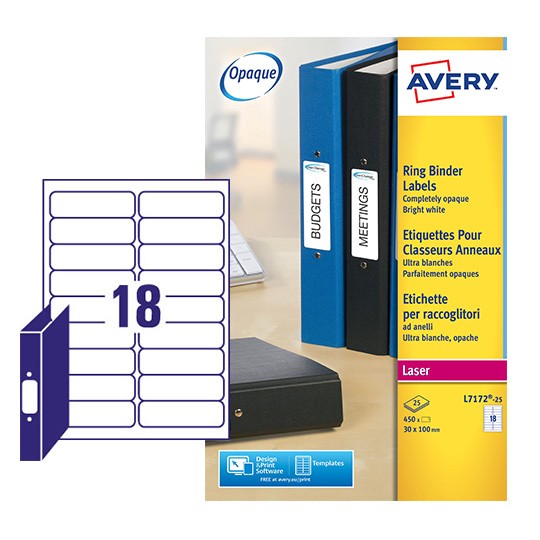 Filing Labels | L7172-25 | Avery