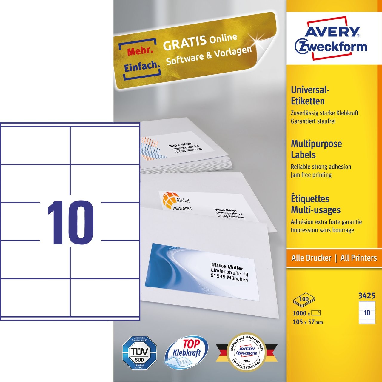 Multipurpose General-use Labels | 3425 | Avery