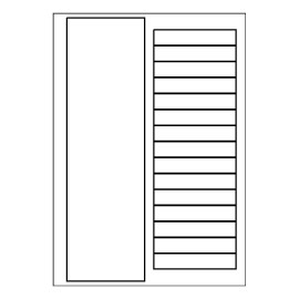 Word Template for Avery 01965501 | Avery Zweckform